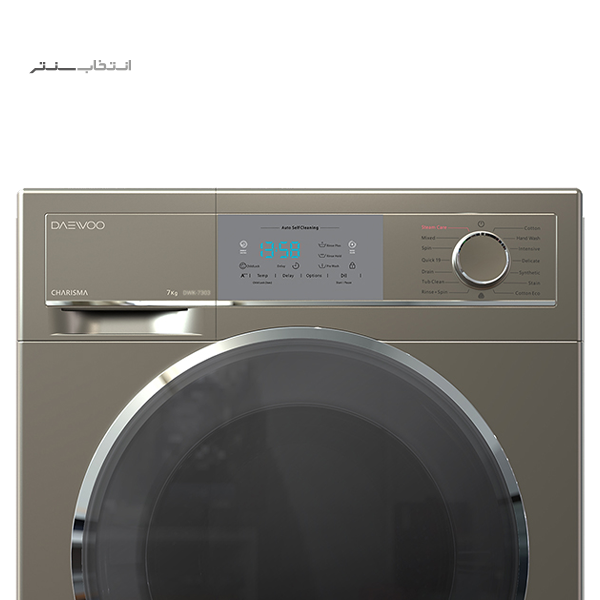 ماشین لباسشویی دوو DWK-CH701S نقره ای 7 کیلویی سری کاریزما